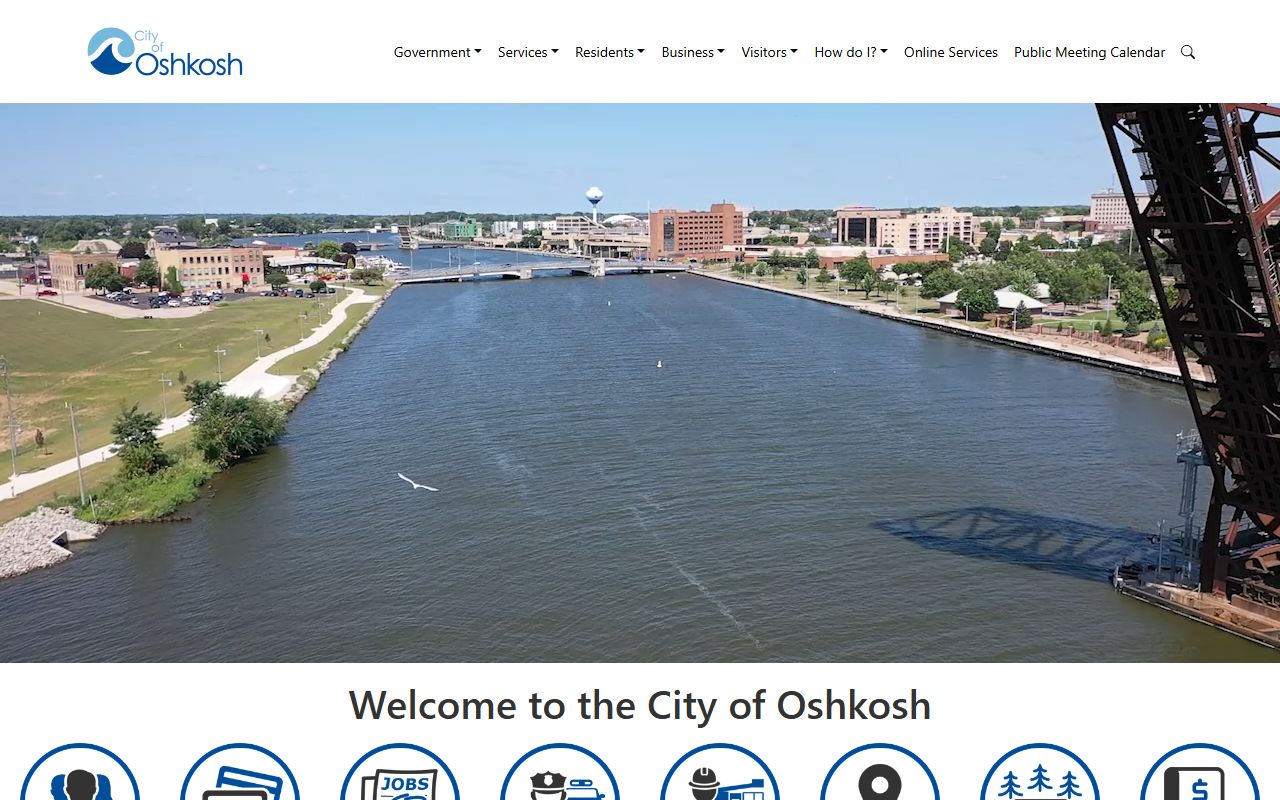 Oshkosh obituary and city official website