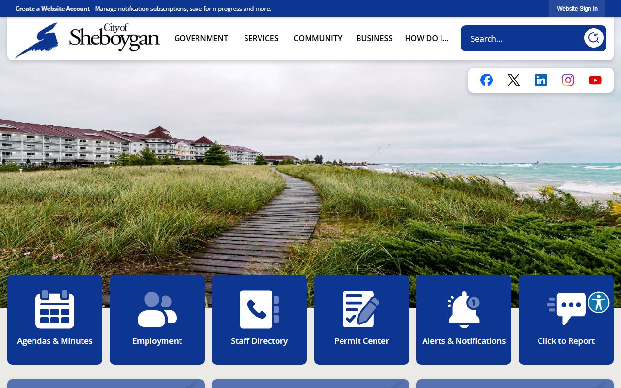 Sheboygan Obituary and the City of Sheboygan official website