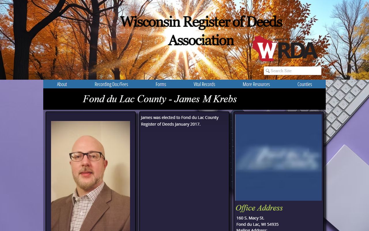 Fond du Lac County obituary WRDA profile